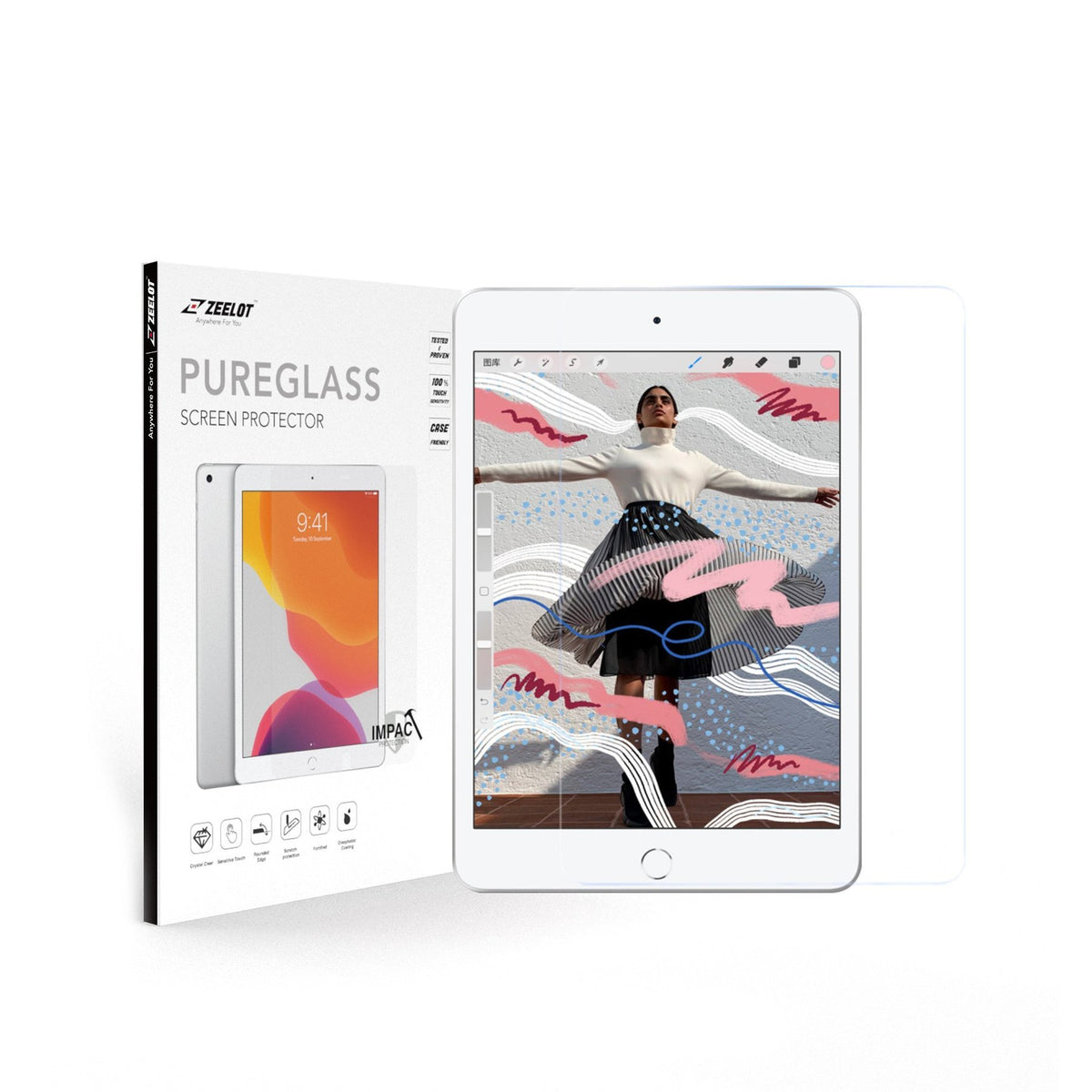 iPad Pureglass HD Clear